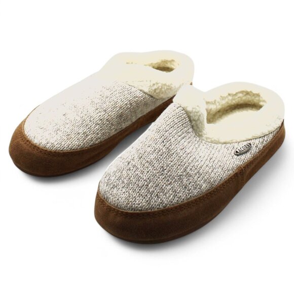 Acorn Faux Fur Mule Slippers - Picture 5 of 8